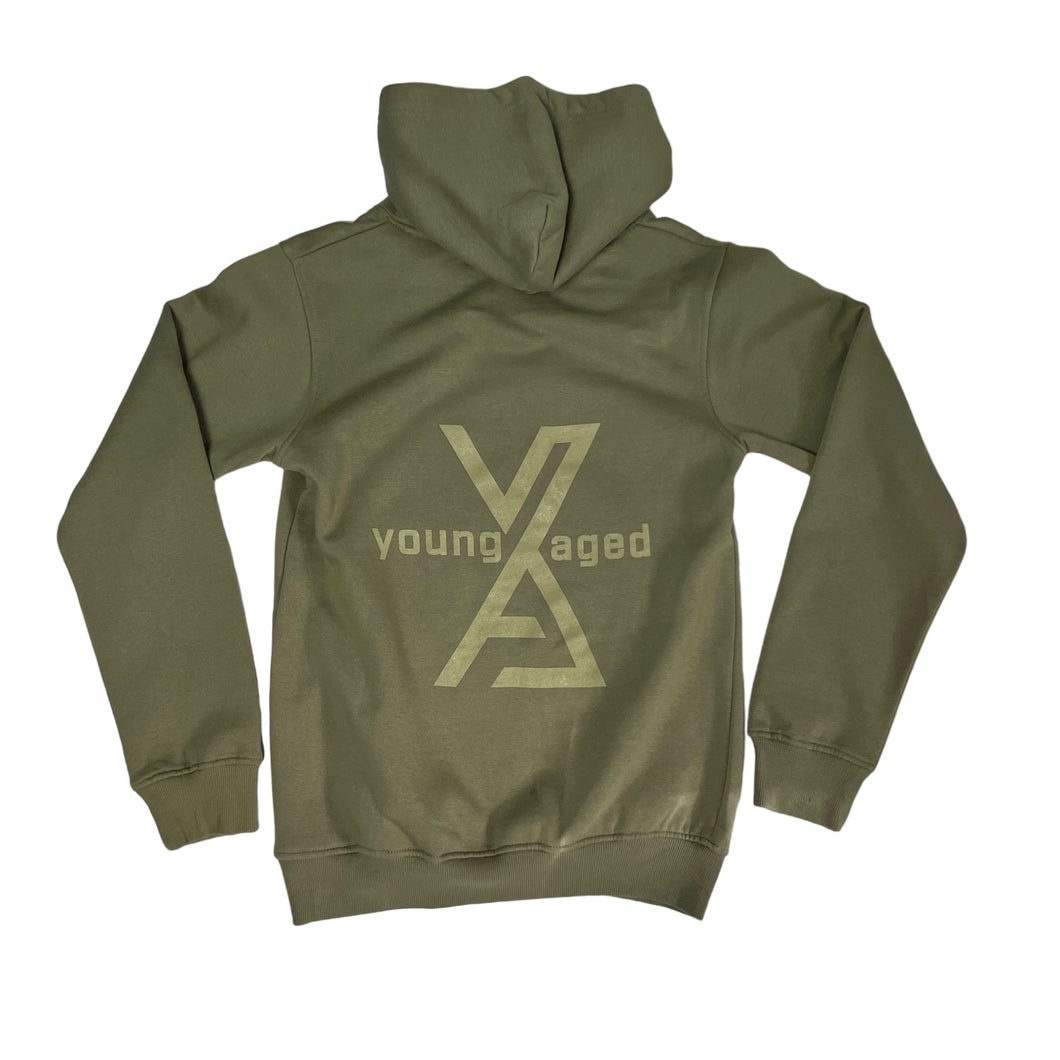 LOGO TEAM HOODIE - OLIVE